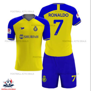 Al Nassr Football Home Kid Kit Ronaldo 7