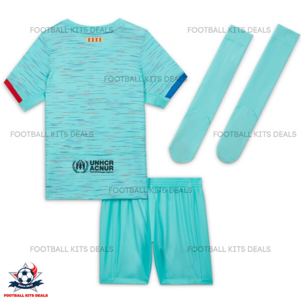 Barcelona Third Kid Football Kit Deals 23/24