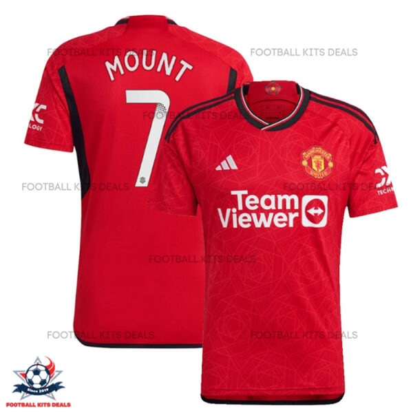 Man United Home Football Shirt Deals Mount 7