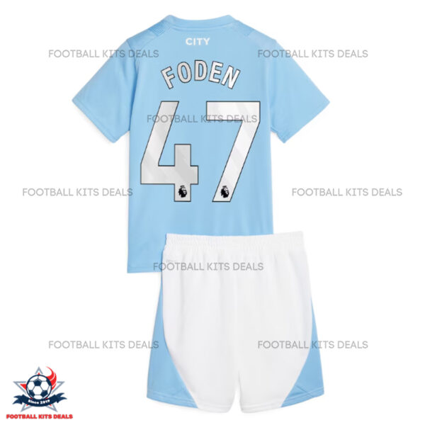 Man City Football Home Kid Kit Foden 47