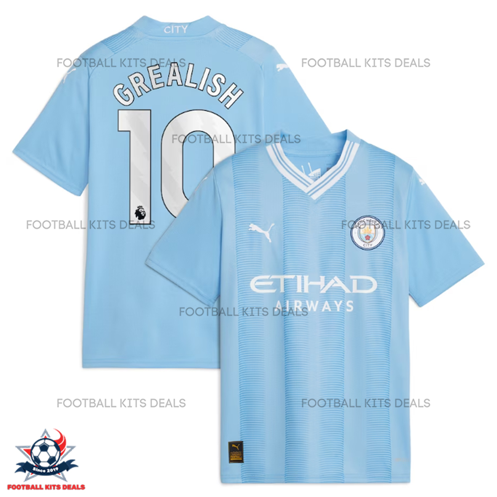 Man City Home Football Shirt Deals Grealish 10