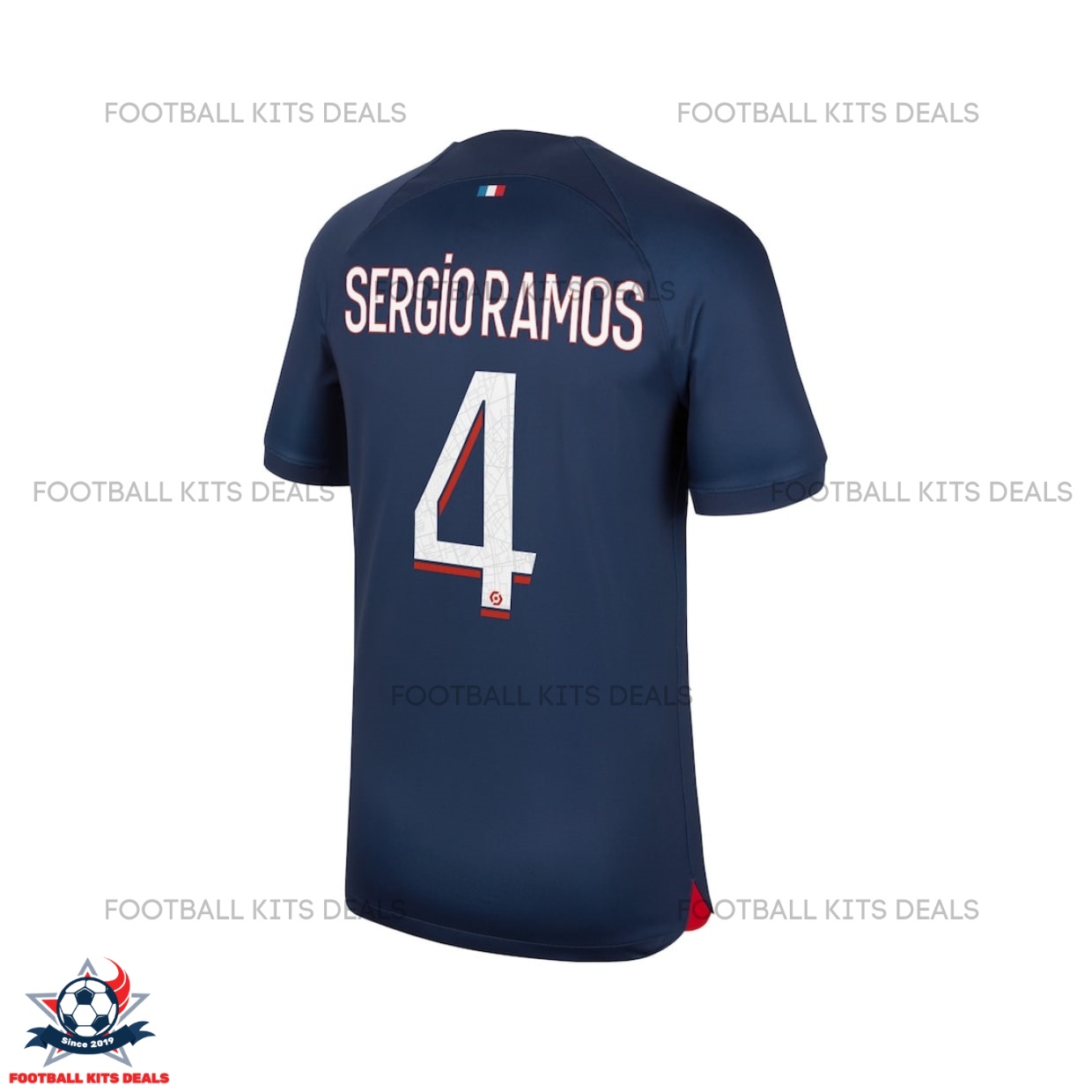 PSG Home  Men Shirt Ramos 4