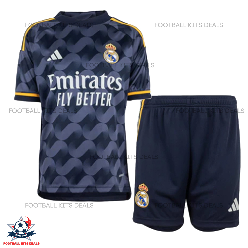 Real Madrid Football Away Kid Kit