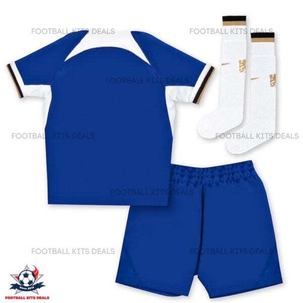 Chelsea Home Kid Football Kit Deals 23/24