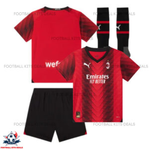 AC Milan Home Kid Football Kit Deals