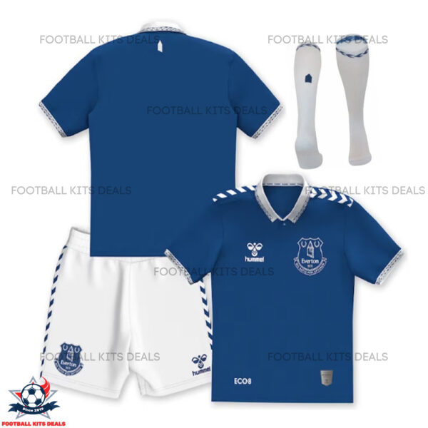 Everton Home Kid Football Kit Deals 23/24